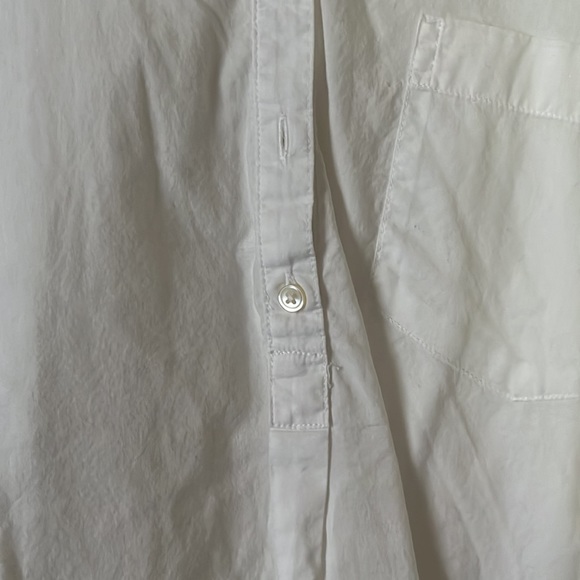 Maternity button up white blouse - Picture 5 of 6